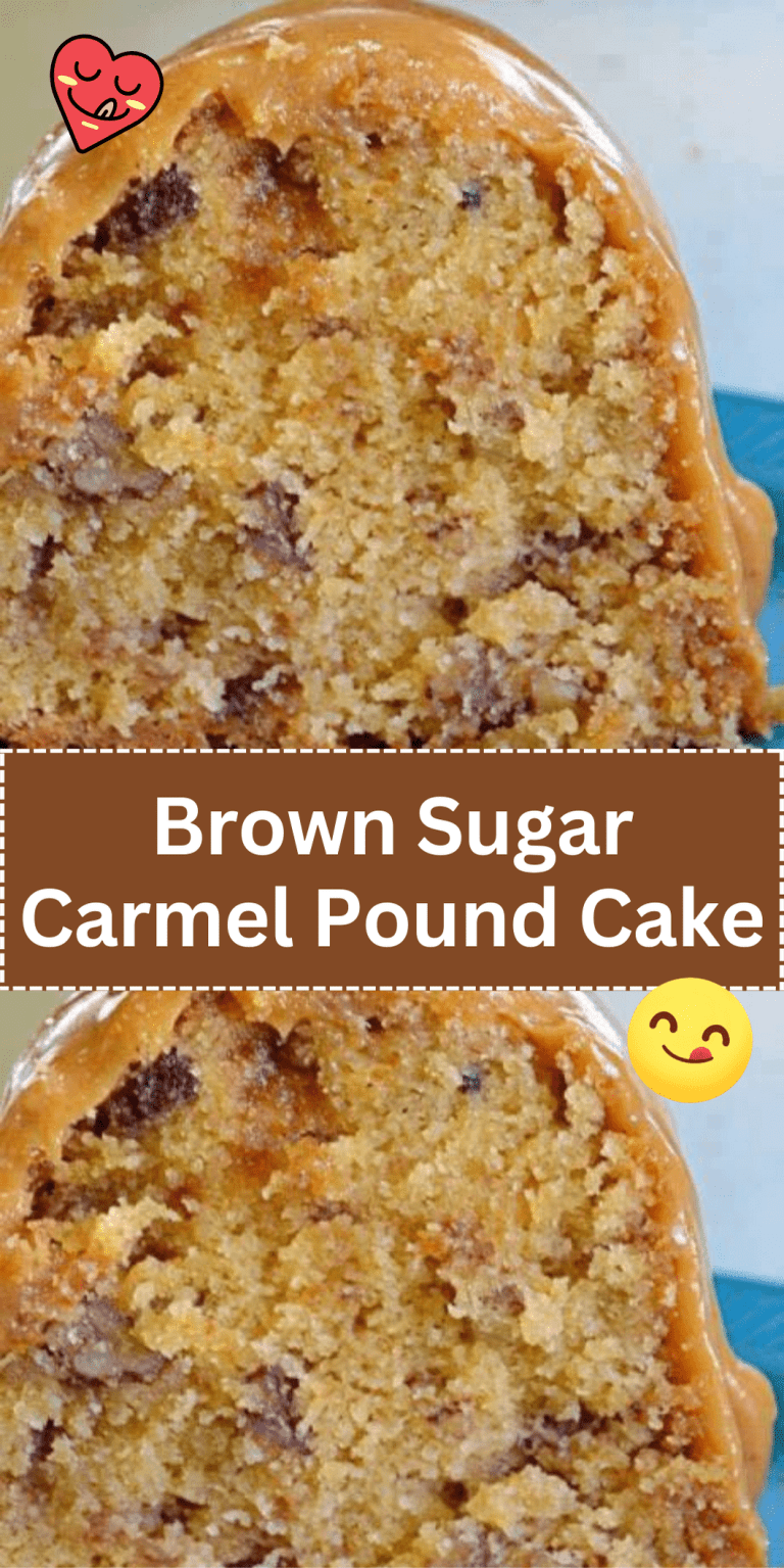 Brown Sugar Carmel Pound Cake