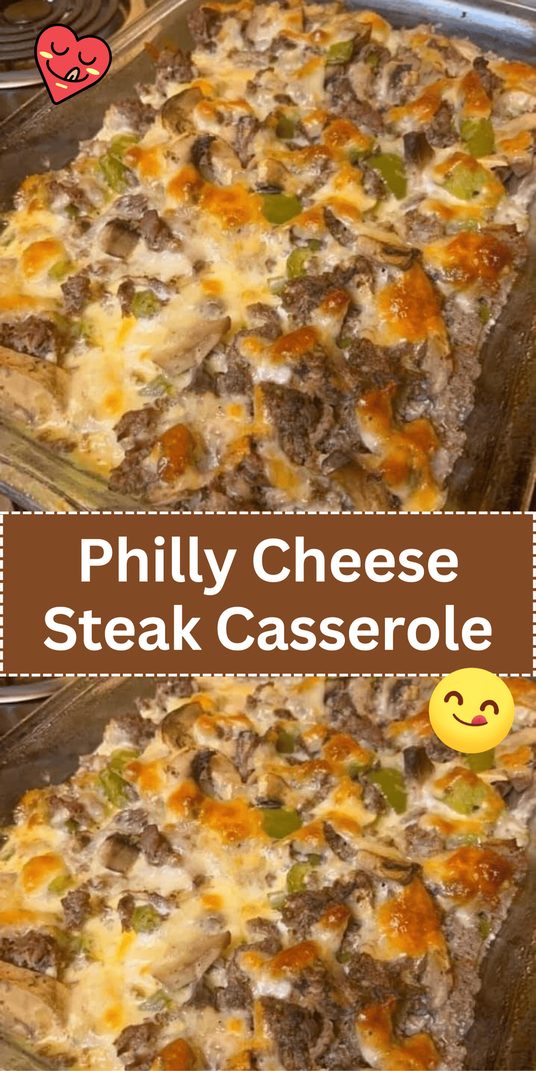 Philly Cheese Steak Casserole