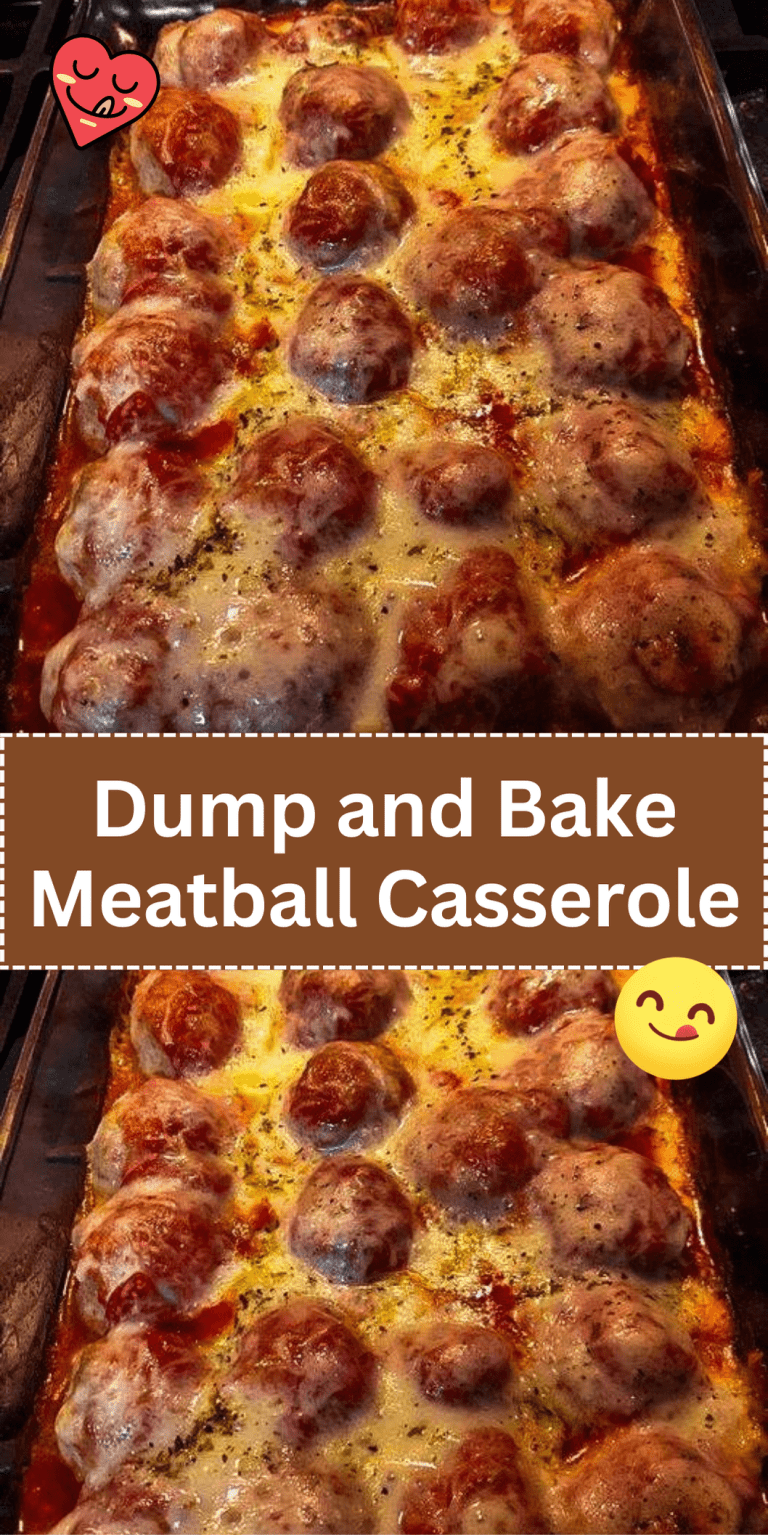 Dump and Bake Meatball Casserole