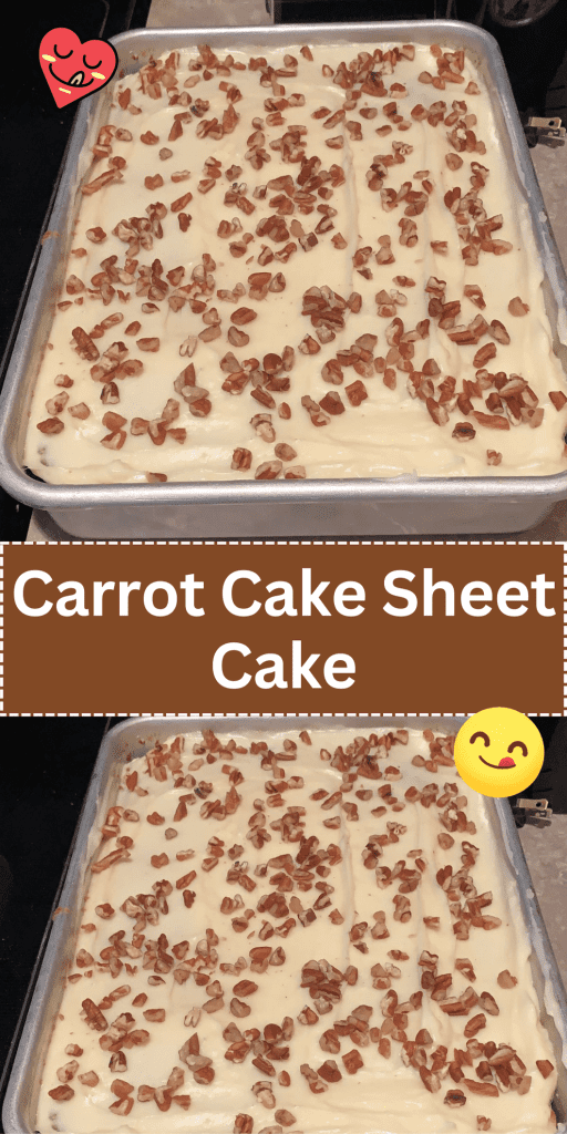 Carrot Cake Sheet Cake