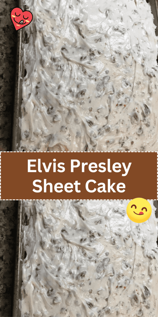 Elvis Presley Sheet Cake