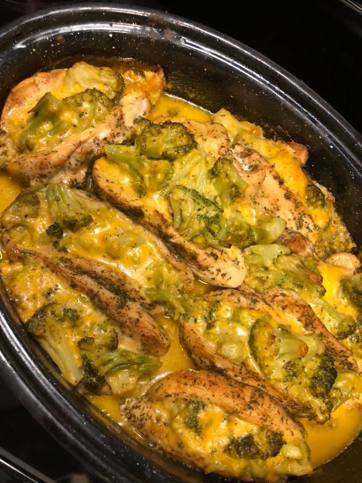 Broccoli And Cheese Stuffed Chicken