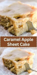 Caramel Apple Sheet Cake
