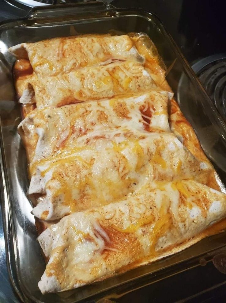 Cream Cheese Chicken Enchiladas
