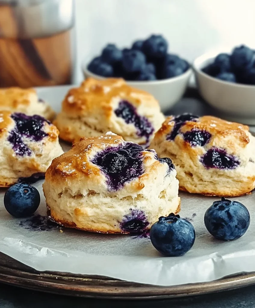 Sweet Blueberry Biscuits