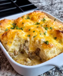 Biscuits and Gravy Casserole