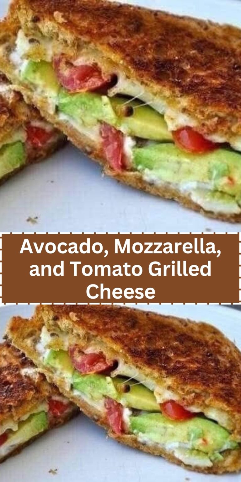 Avocado, Mozzarella, and Tomato Grilled Cheese