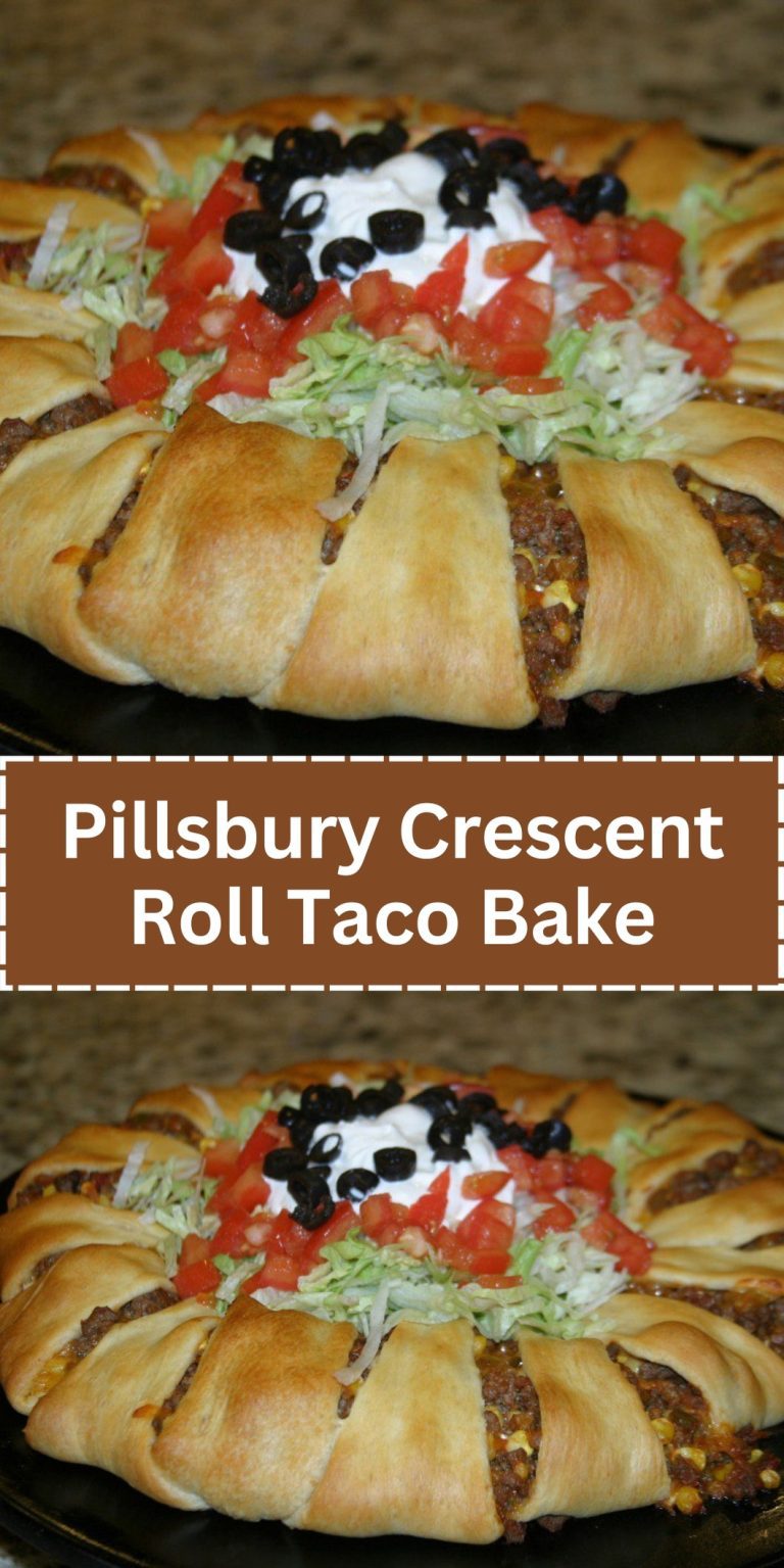 Pillsbury Crescent Roll Taco Bake