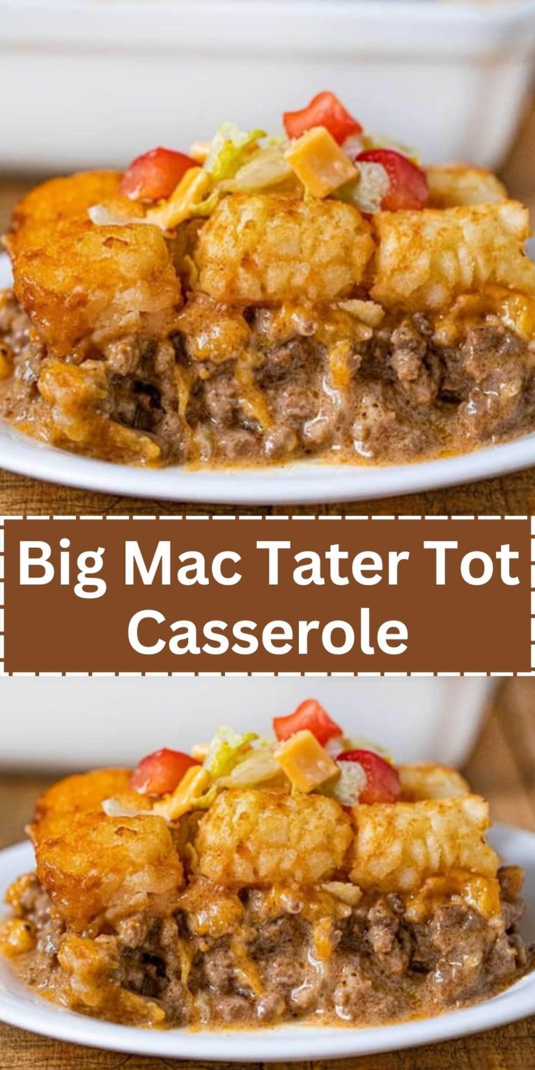 Big Mac Tater Tot Casserole