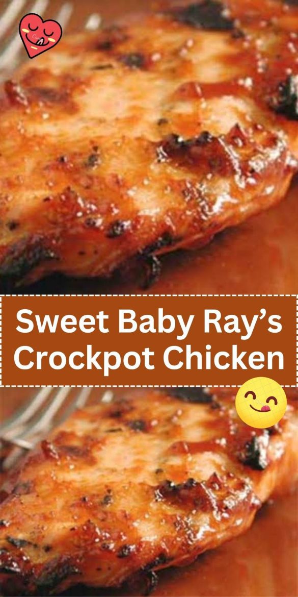 Sweet Baby Ray’s Crockpot Chicken recipe