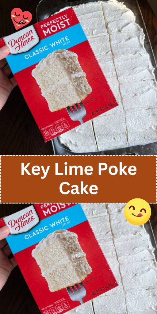 Key Lime Poke Cake