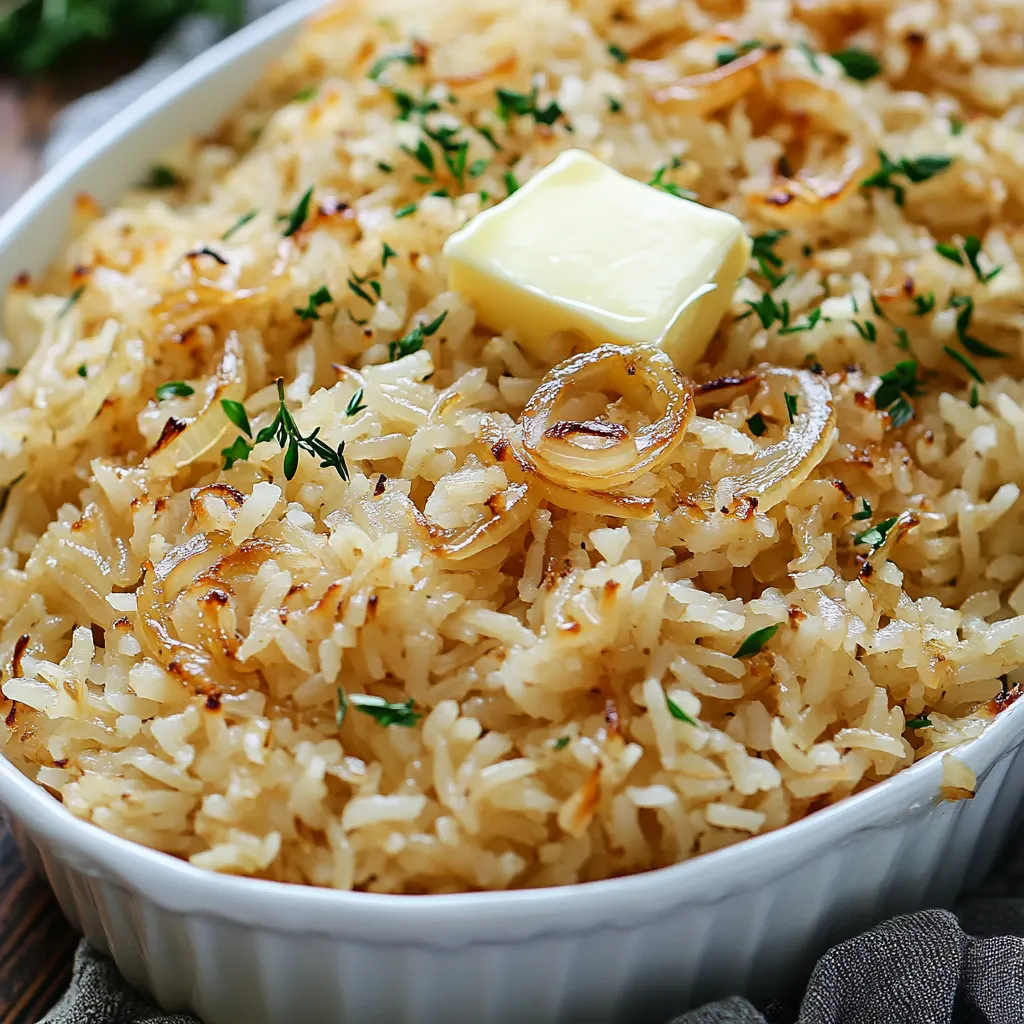 French Onion Rice