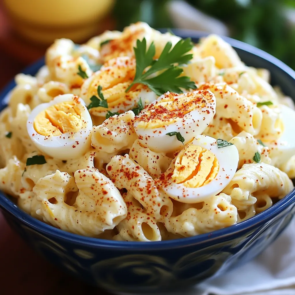 Best Deviled Egg Pasta Salad