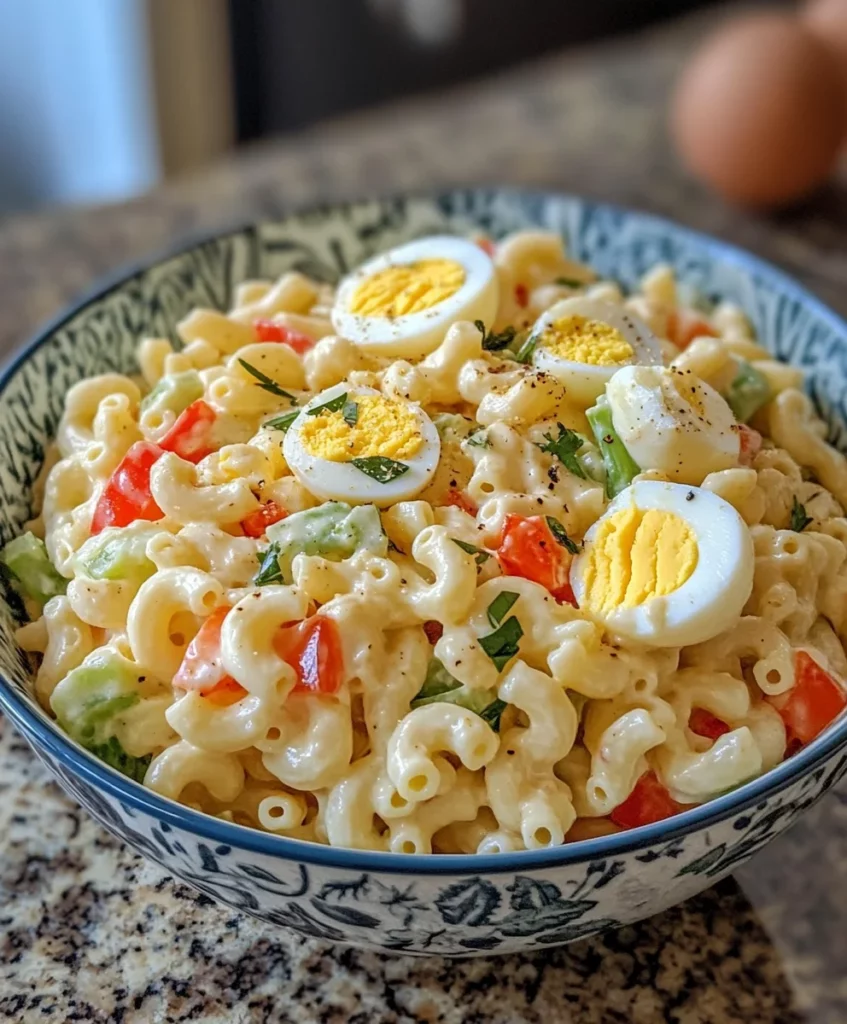 Sweet Amish Macaroni Salad