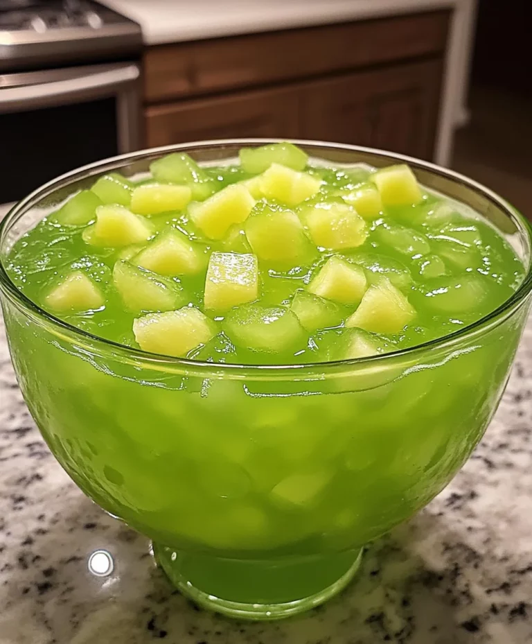 Green Grinch Punch