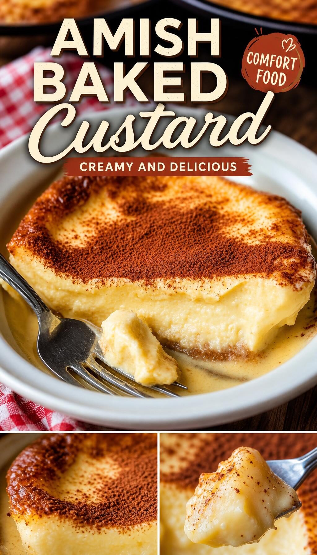 Amish Baked Custard