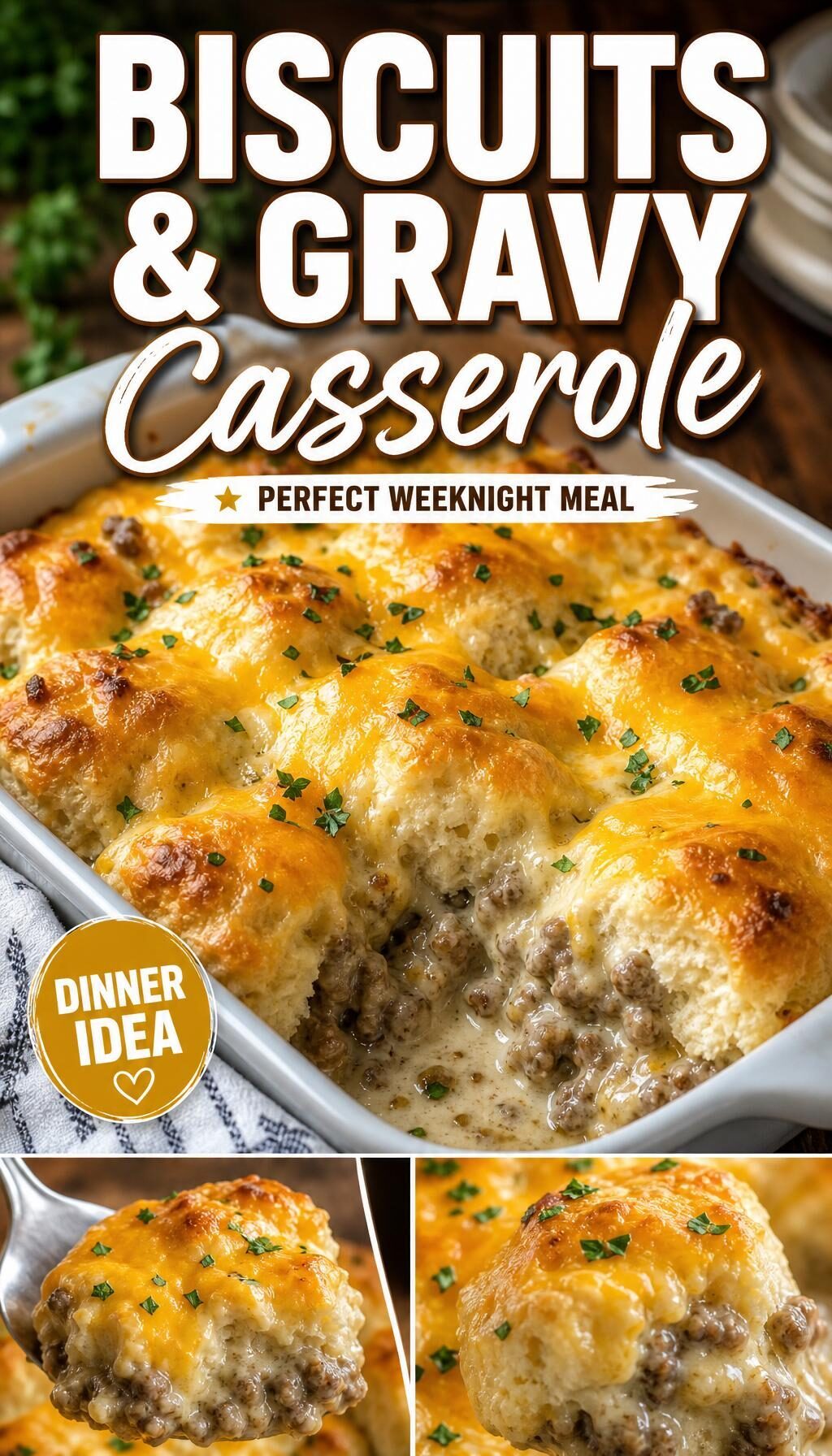 Biscuits and Gravy Casserole