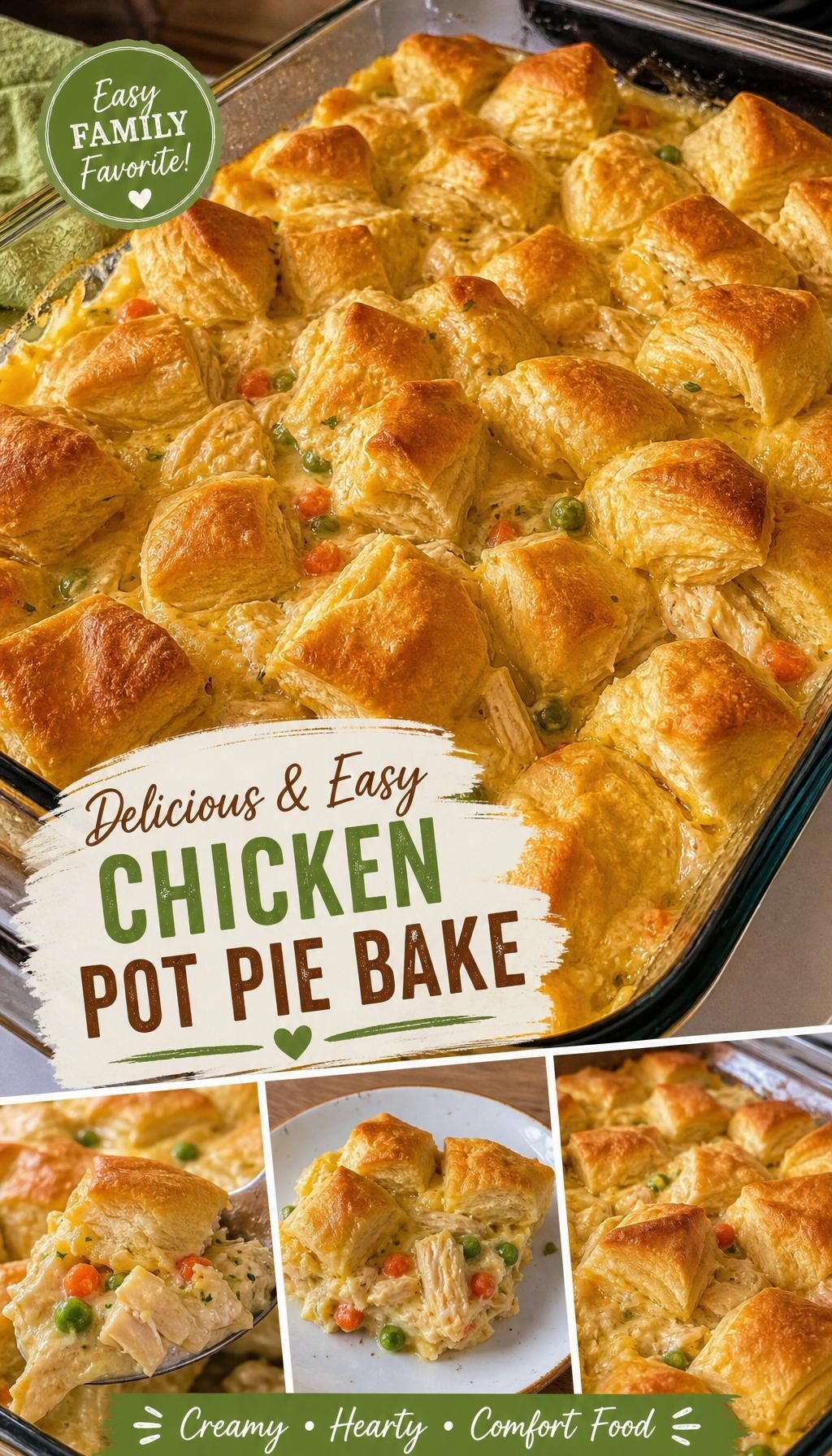 Delicious and Easy Chicken Pot Pie Bake