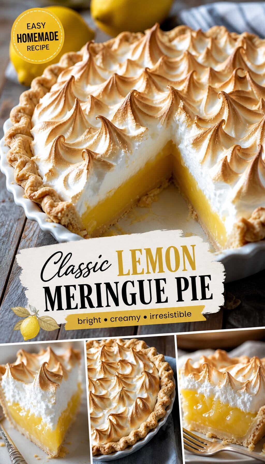 Grandma’s Lemon Meringue Pie