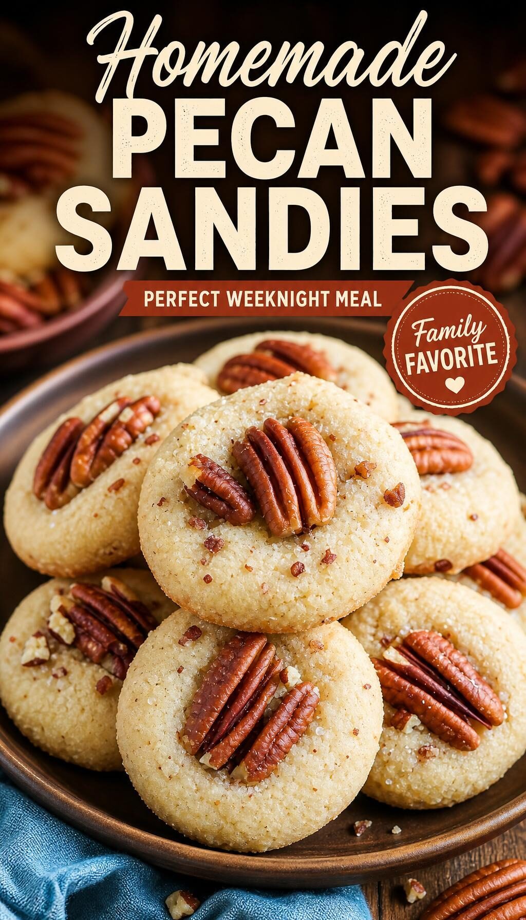Homemade Pecan Sandies