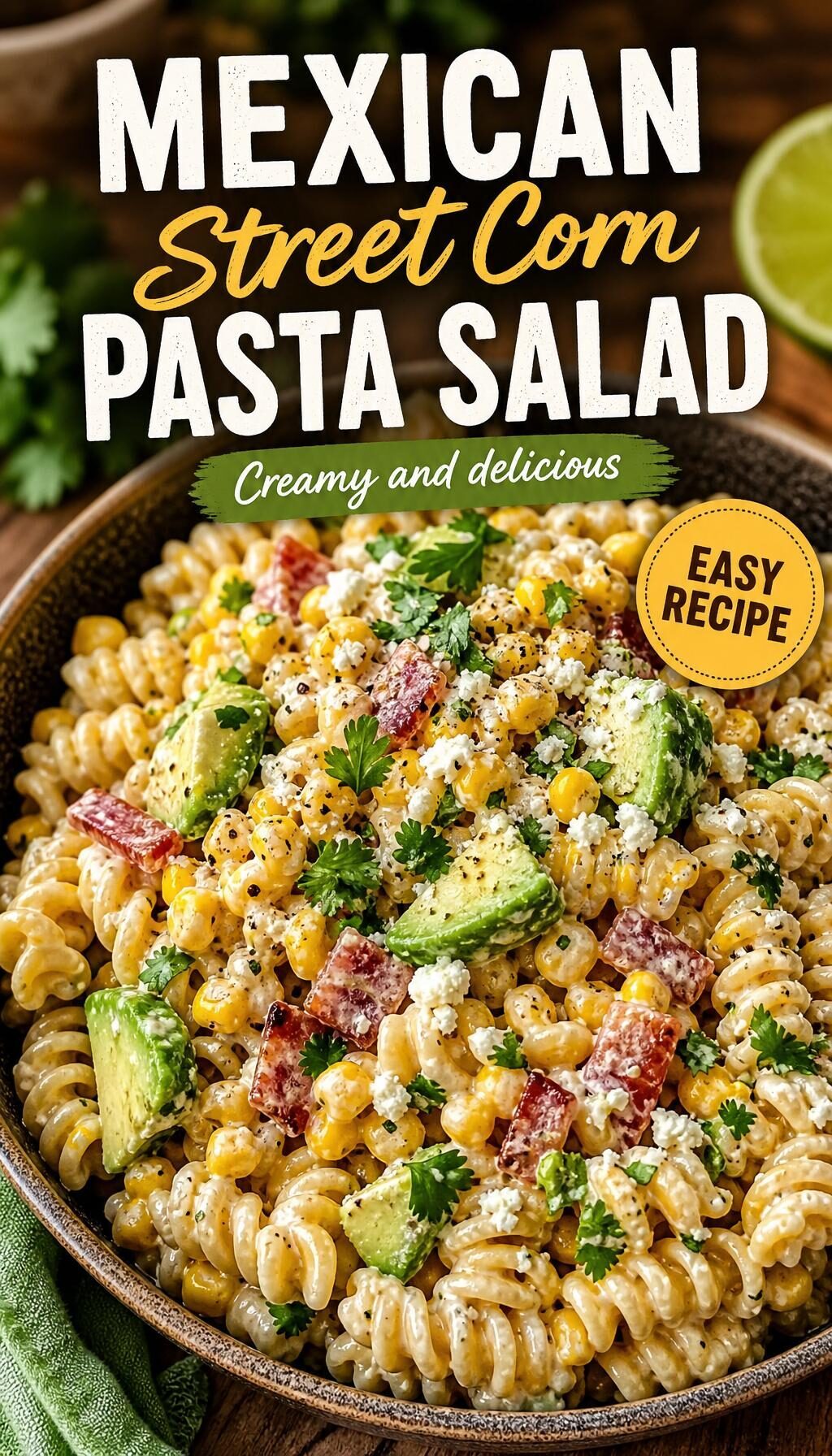 Mexican Street Corn Pasta Salad