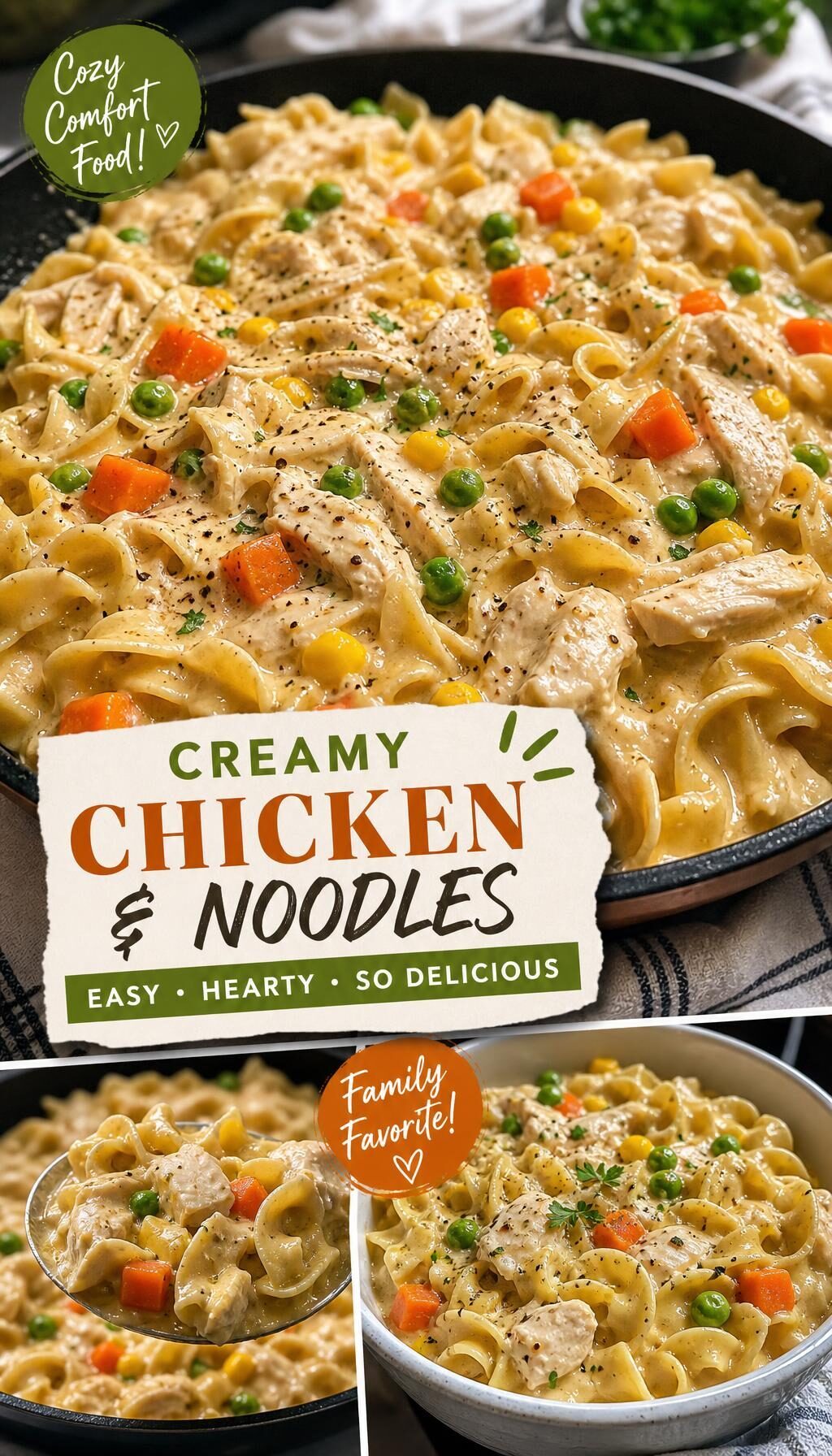Easy Chicken Pot Pie Pasta
