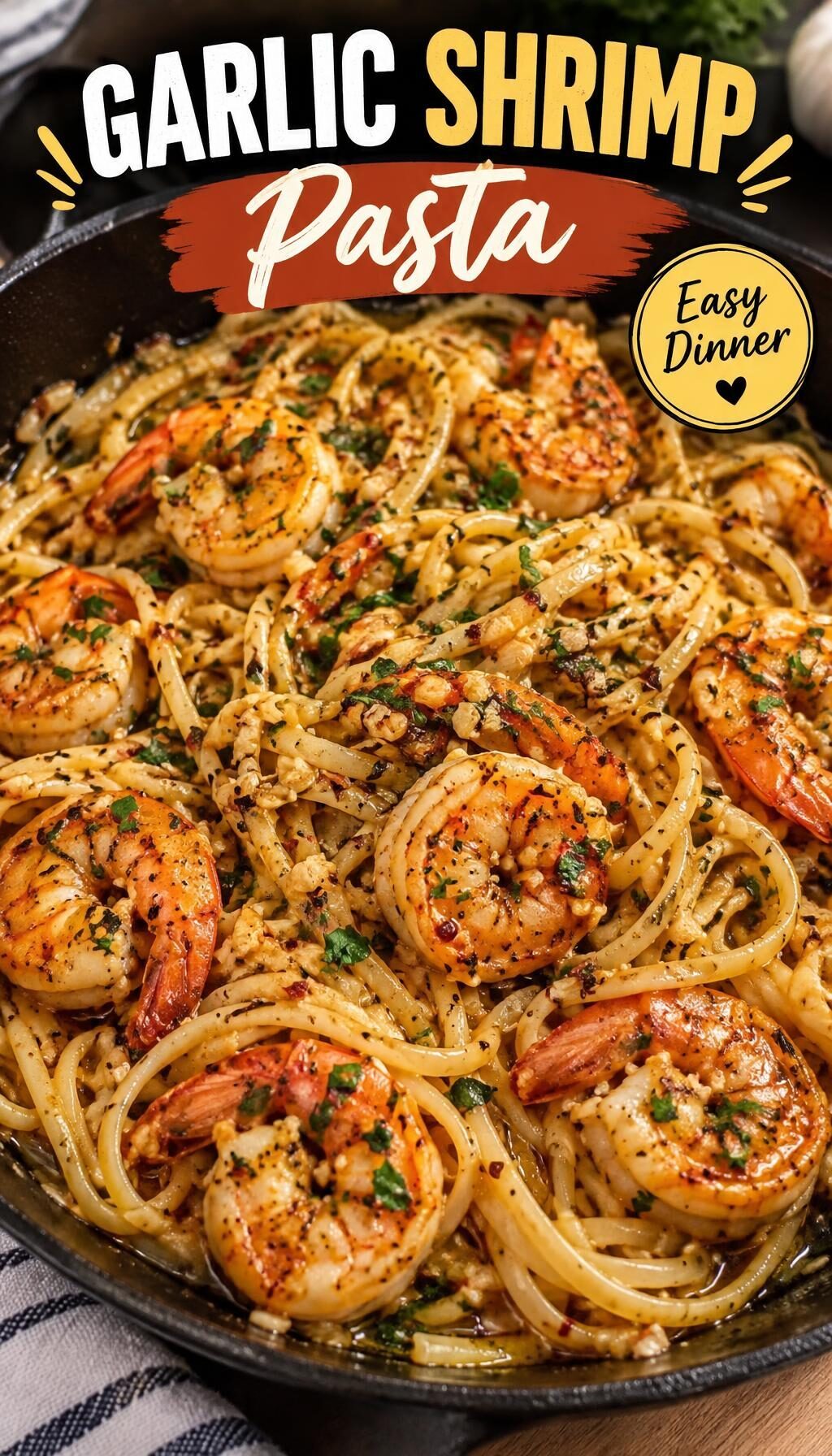 Garlic Shrimp Pasta